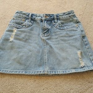 3 for 10) Jeans mini skirt XS